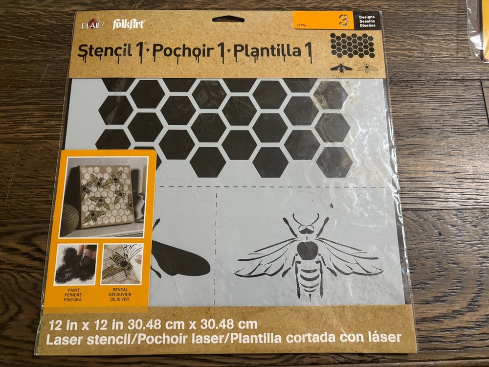 Folk Art Honey Bee Stencils