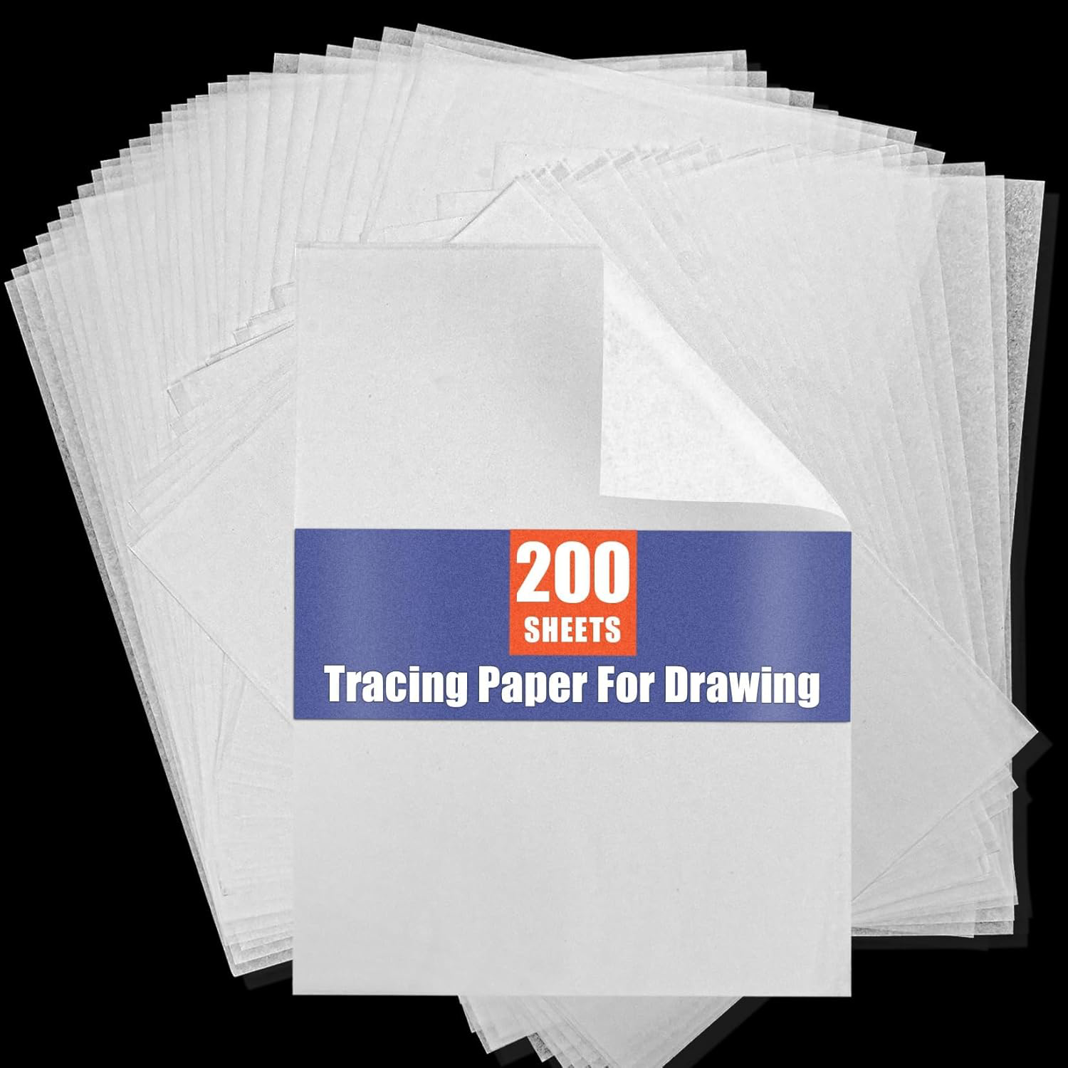 Tracing Paper for Drawing Trace Paper -PSLER 200 Sheets White Translucent Traci