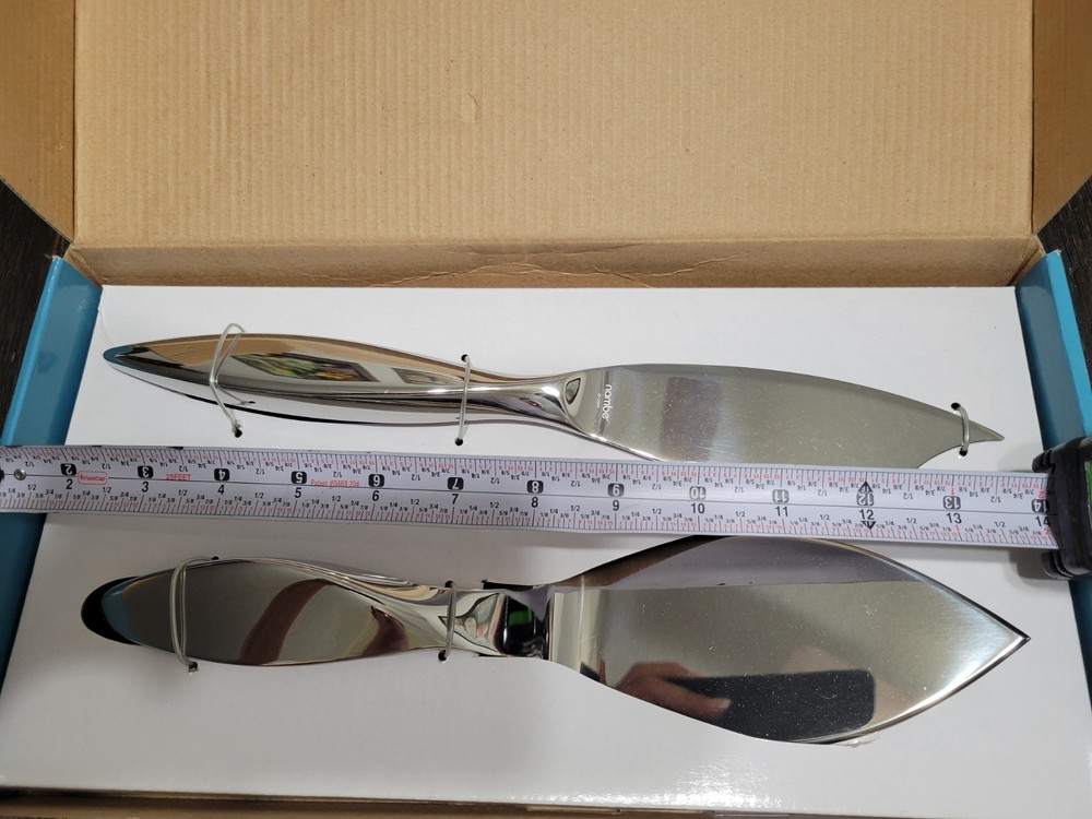 Nambe Arrondi Cake Knife And Server