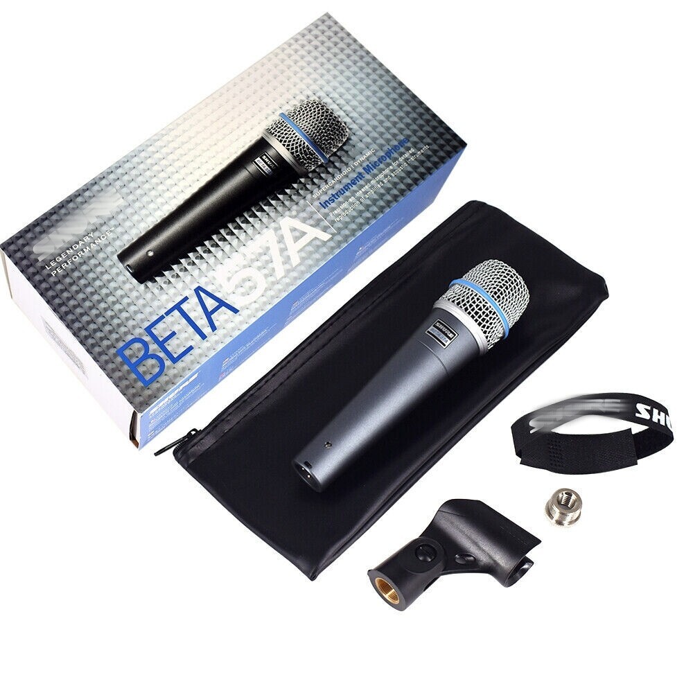 Opened Beta57A Supercardioid Dynamic Instrument Vocal Microphone No Cable