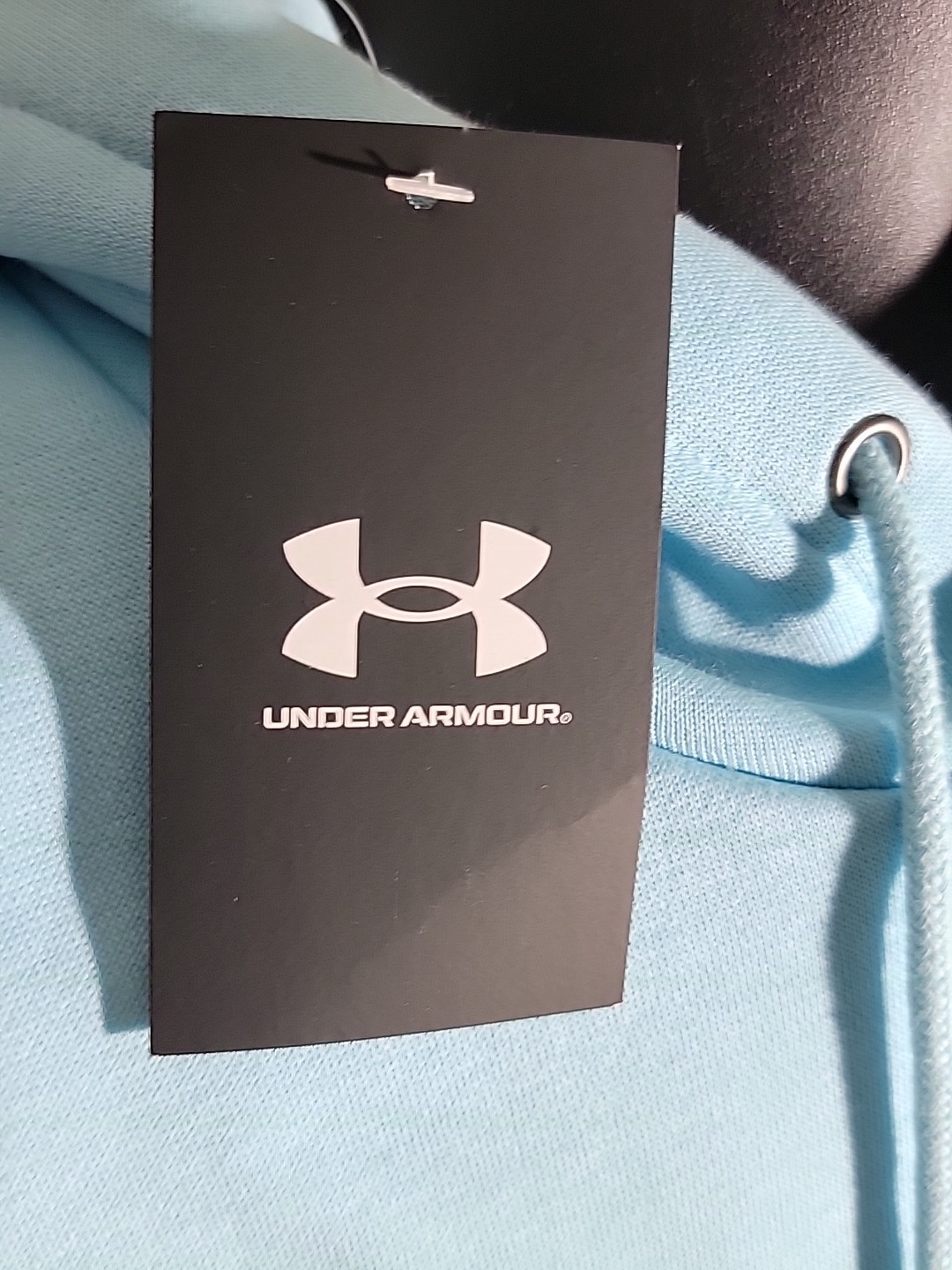 New Under Armour Mens Icon Fleece LG Sleeveless Hoodie Blue