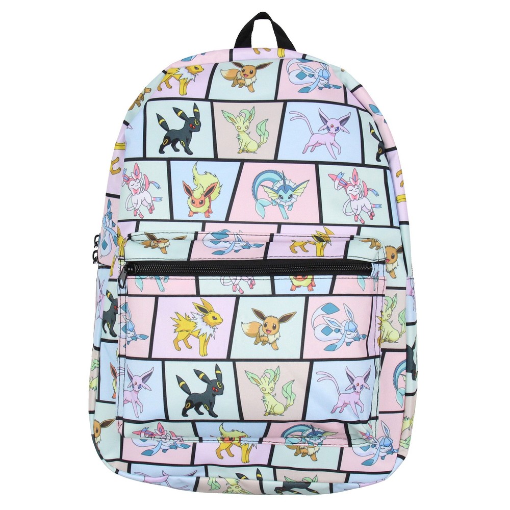 Pokemon Backpack Eevee Evolutions Laptop School Travel Backpack 17"