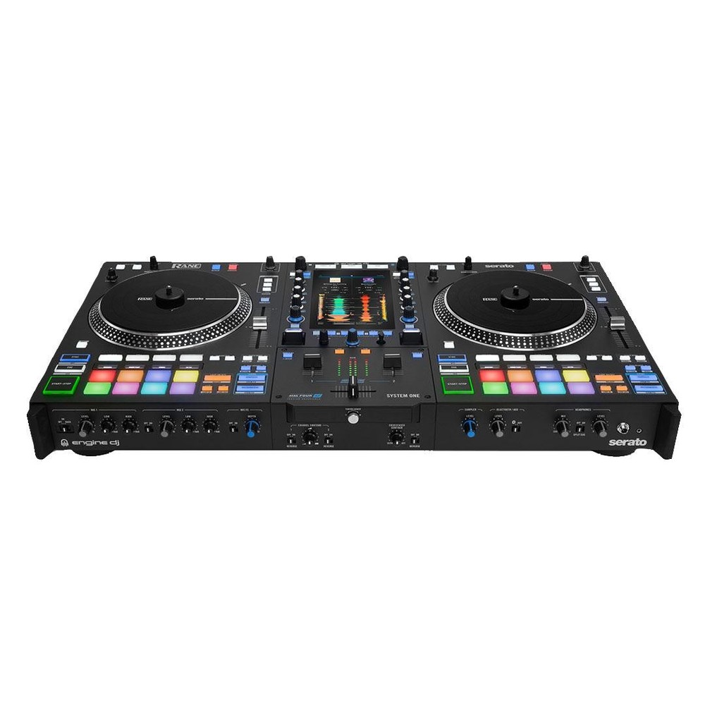 Rane SYSTEM ONE Motorized Platters Stems Standalone DJ System Silver Case