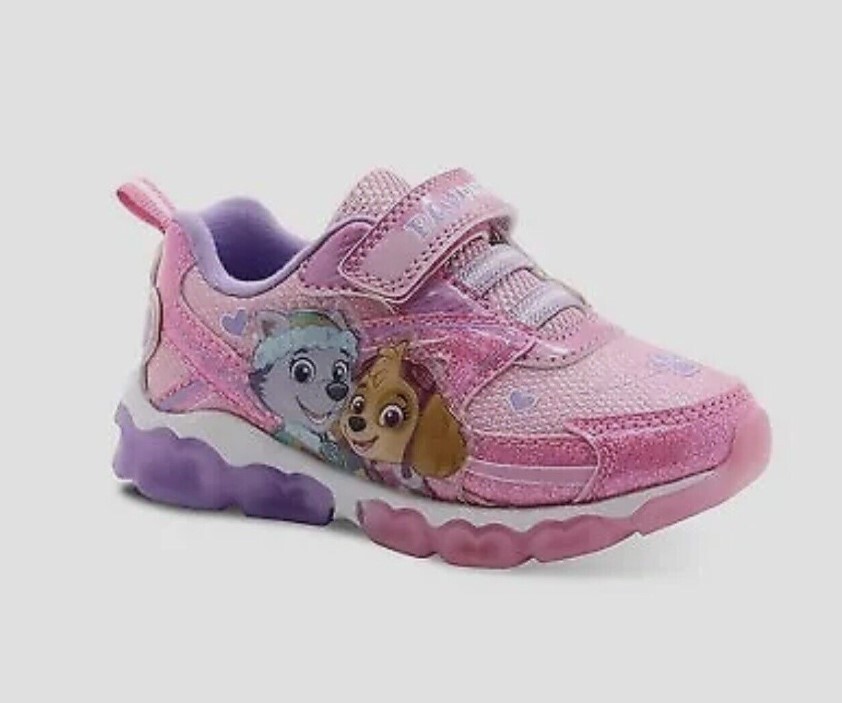 Nickelodeon Toddler Girls' PAW Patrol Light Up Sneakers Pink - CHOOSE SIZE
