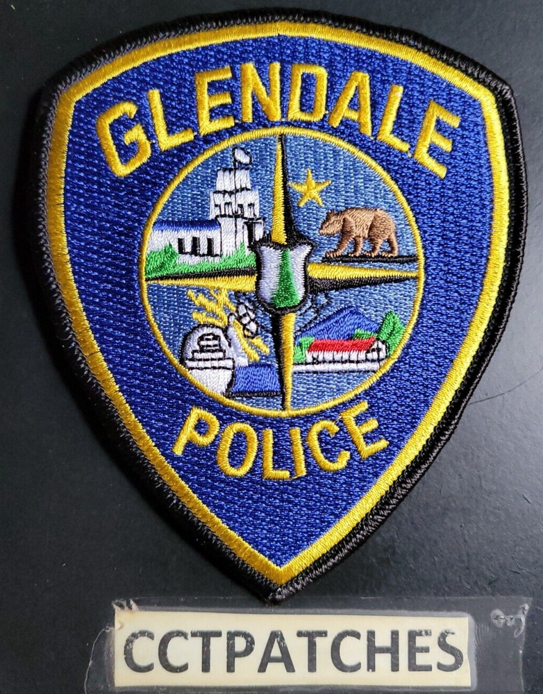GLENDALE, CALIFORNIA POLICE SHOULDER PATCH CA