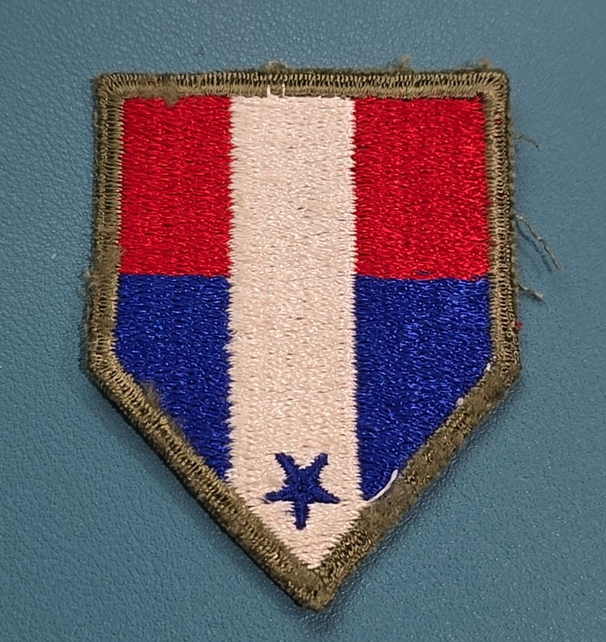 U.S. ARMY NORTHWEST SERVICE COMMAND PATCH-Cut Edge-Snow Back-Original WW-II WW2*