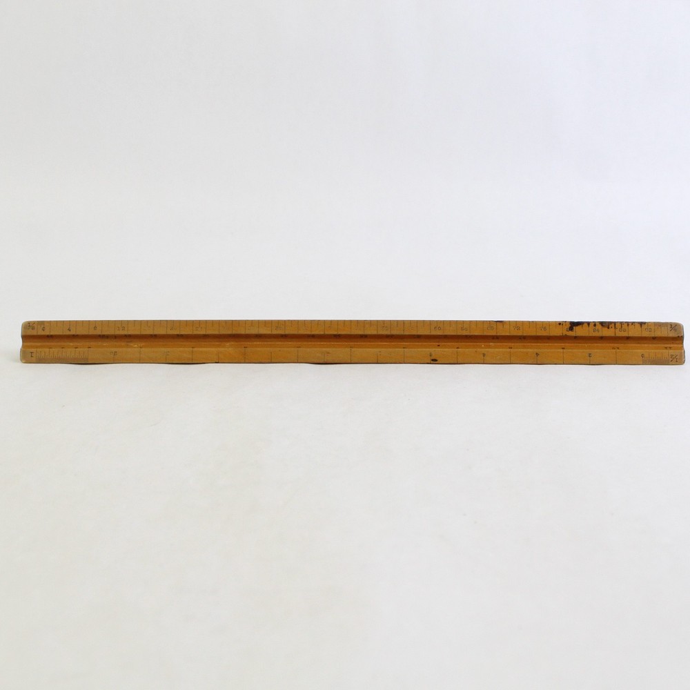 Posts Architect Drafting Triangular Scale Ruler Vintage