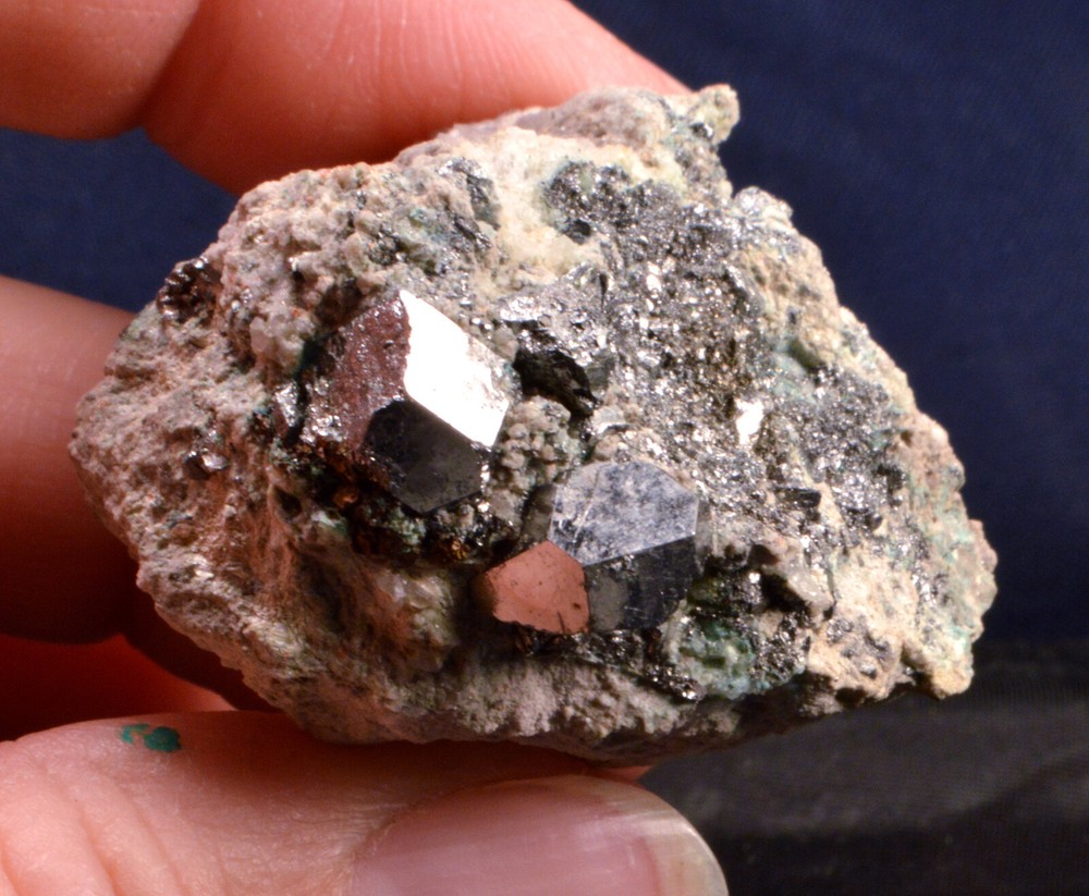 #11,078 Carrollite in matrix - Congo