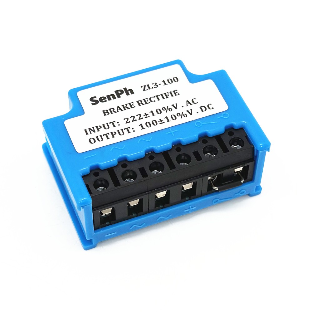 1pcs ZL3-100 INPUT 222V OUTPUT 100V half-wave brake rectifier module