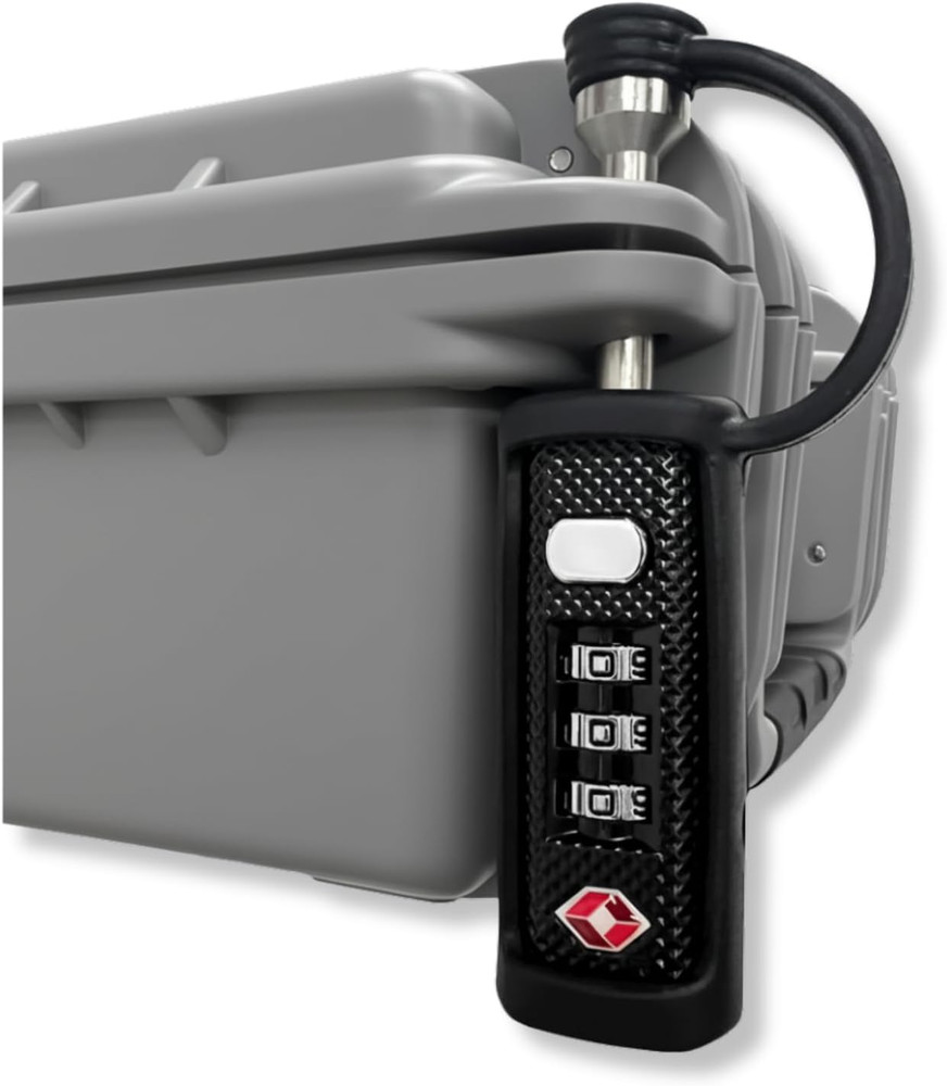 TSA Approved Gun Case Lock – Durable, Cut-Resistant Security TSA Locks for Gun,