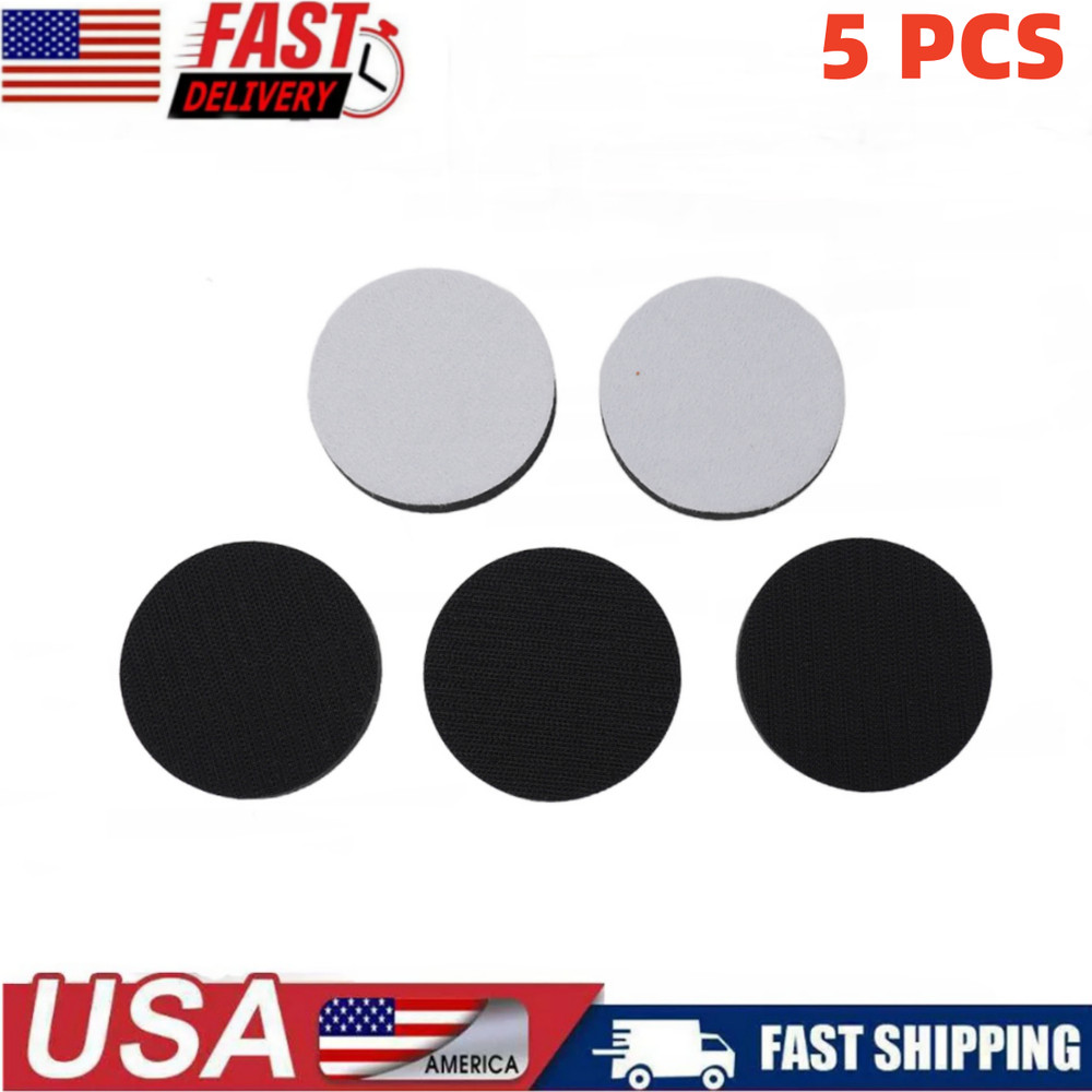 5pcs 75mm Soft Density Interface Pad Sponge Buffer Backing For Pads