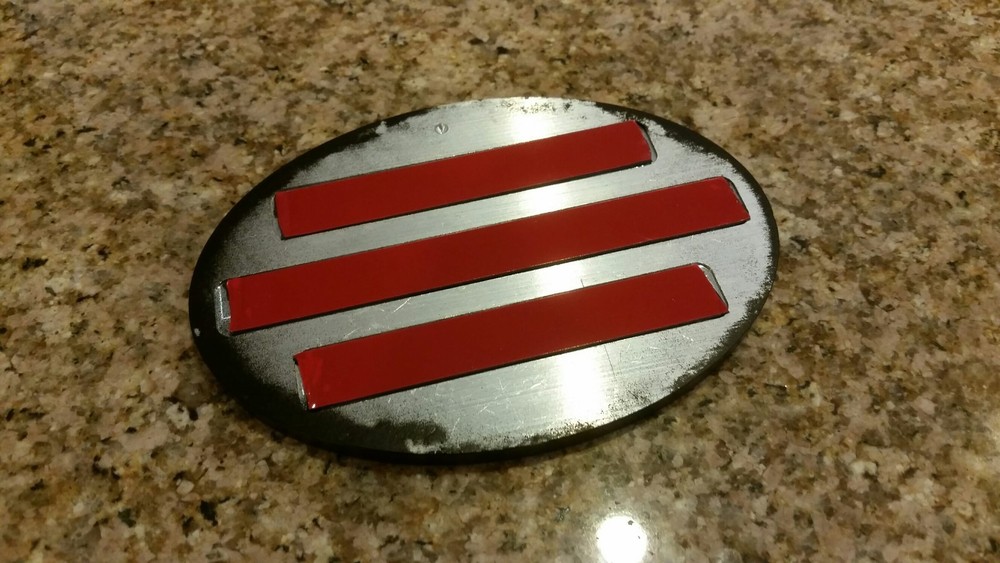 Aluminum TEQ Badge Universal Black (Oval)