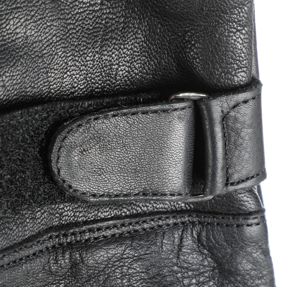 Fulmer Black Deerskin Gauntlet Gloves Medium
