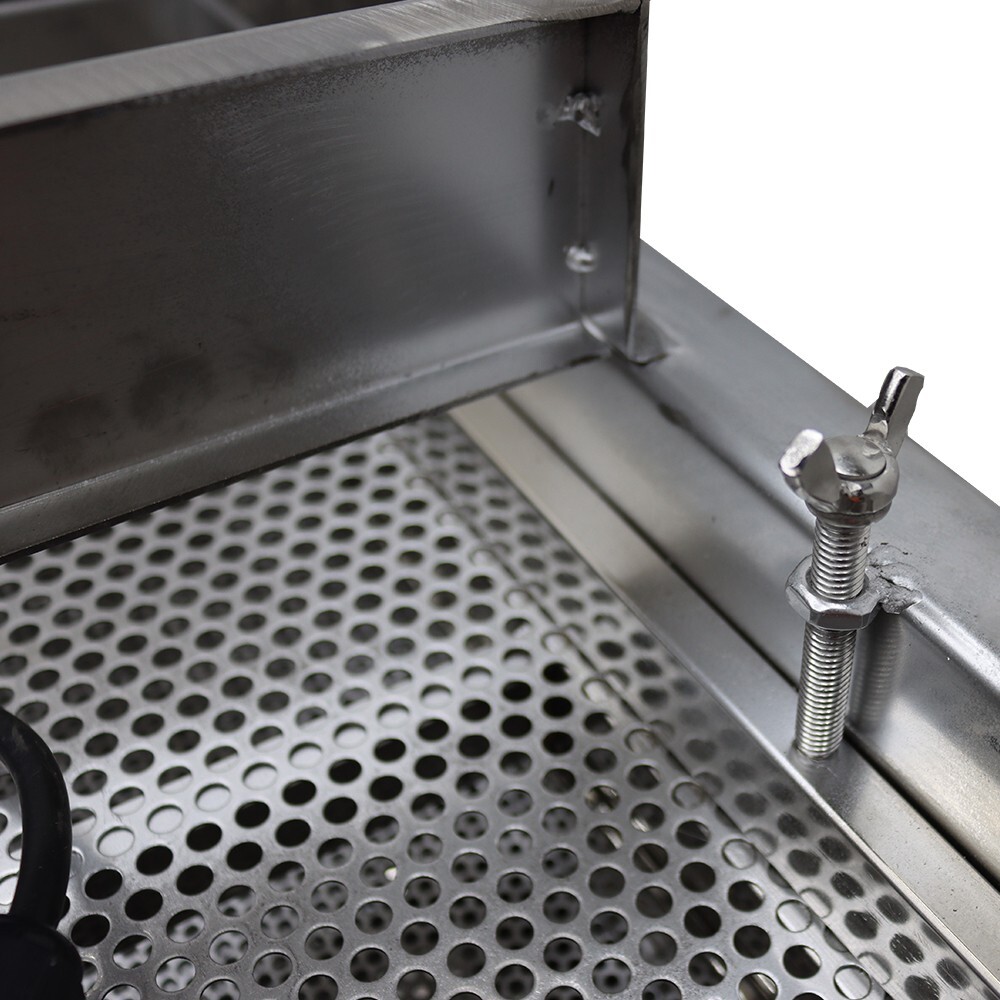 Double Layers Vibrating Screener Platform Shaker 220V Stainless