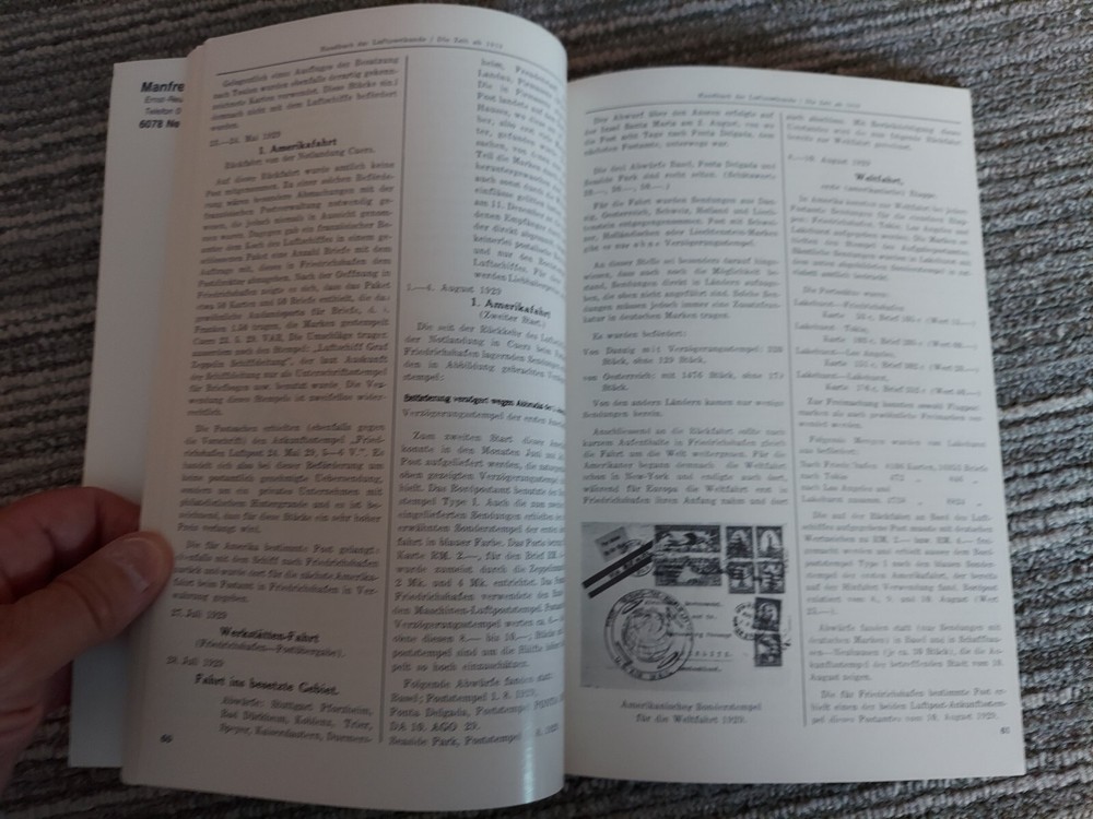 Zeppelin Postal Airmail History Booklets