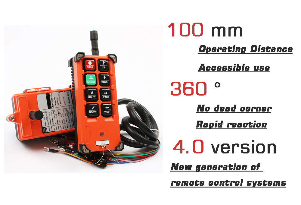 F21-E1B Industrial Wireless Crane Radio Remote Control Hoist Controller AC 24V