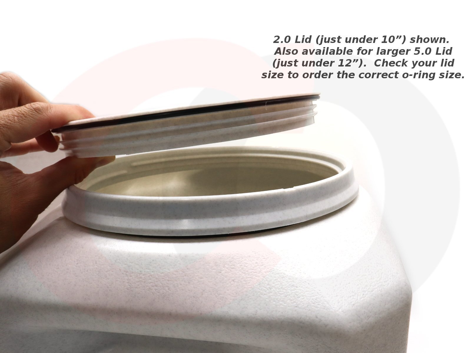 Replacement O-Ring for Gamma2 Vittles Vault Pet Food Container Lid (2 Pack)