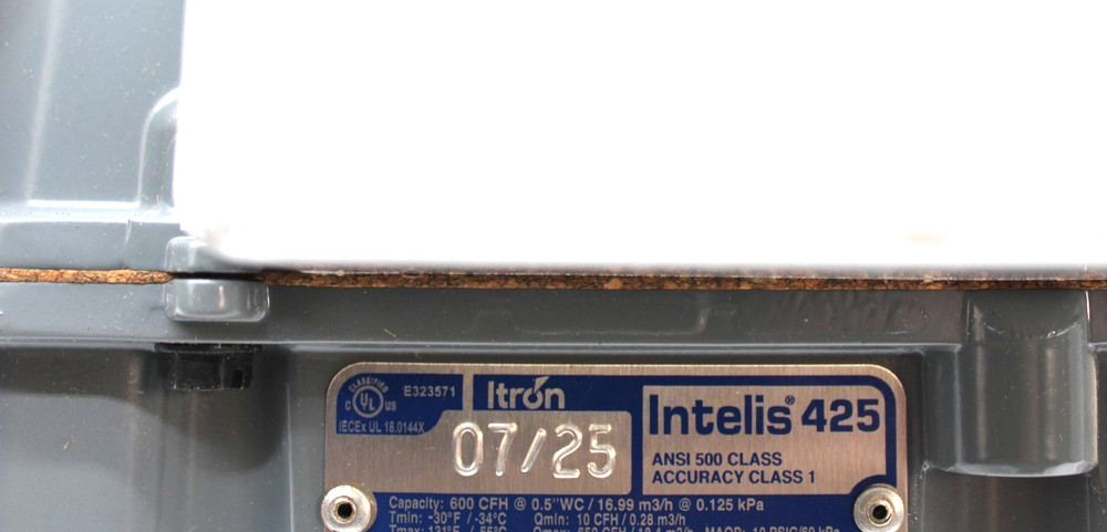 Itron Intelis 425 Gen5 Gas Meter ERG-7300-322 - NEW