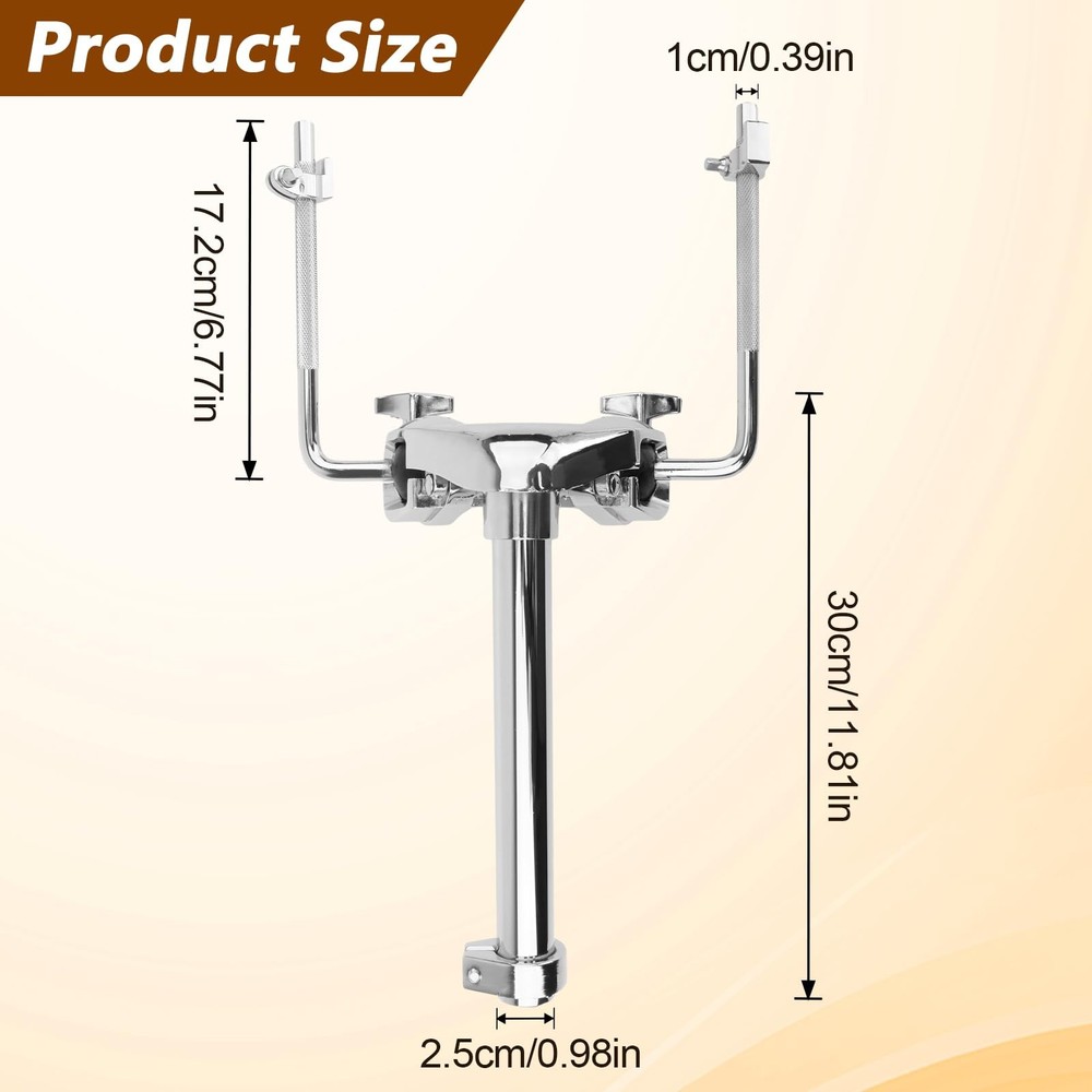 Tom Drum Holder Drummer Musical Performance Hardware Sturdy Durable Strong St...