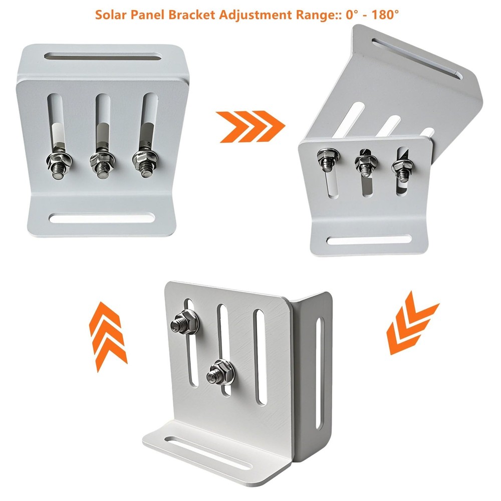 Adjustable Solar Panel Tilt Mount Bracket, Heavy Duty Solar Panel Mounting Ki...