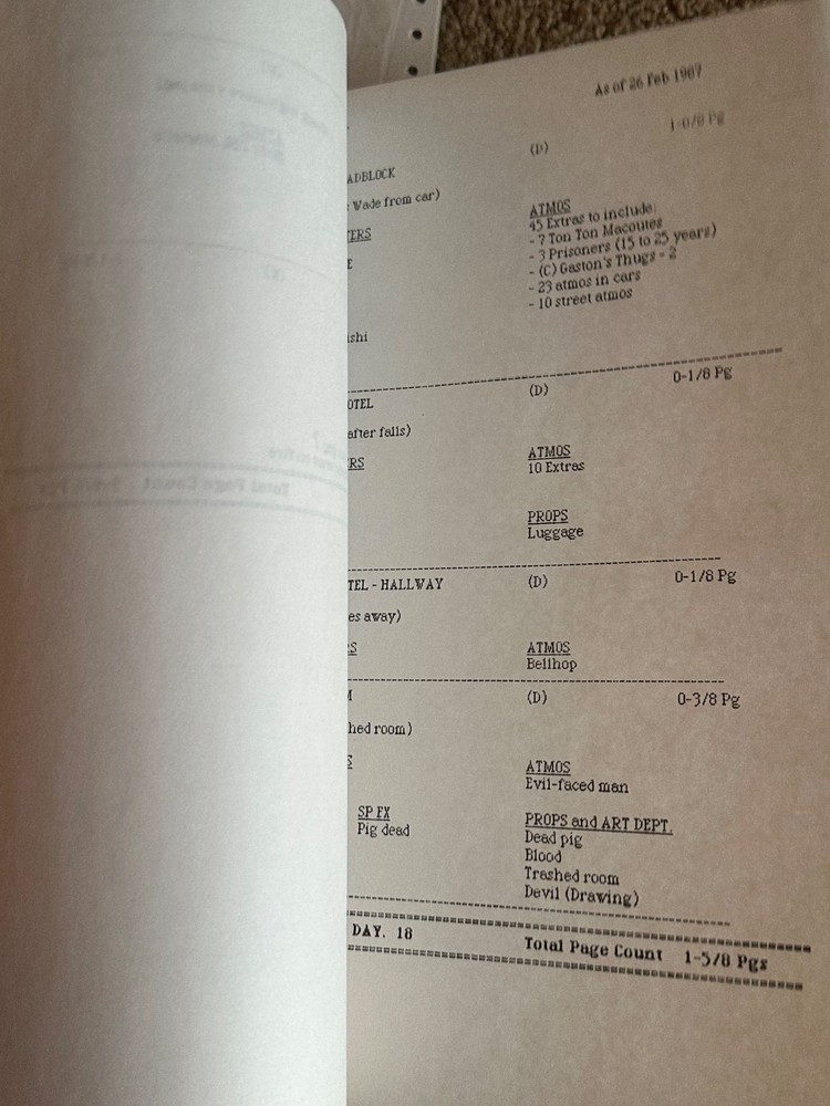THE SERPENT AND THE RAINBOW RICHARD MAXWELL 1986 SCREENPLAY BLACK MAGIC SCRIPT
