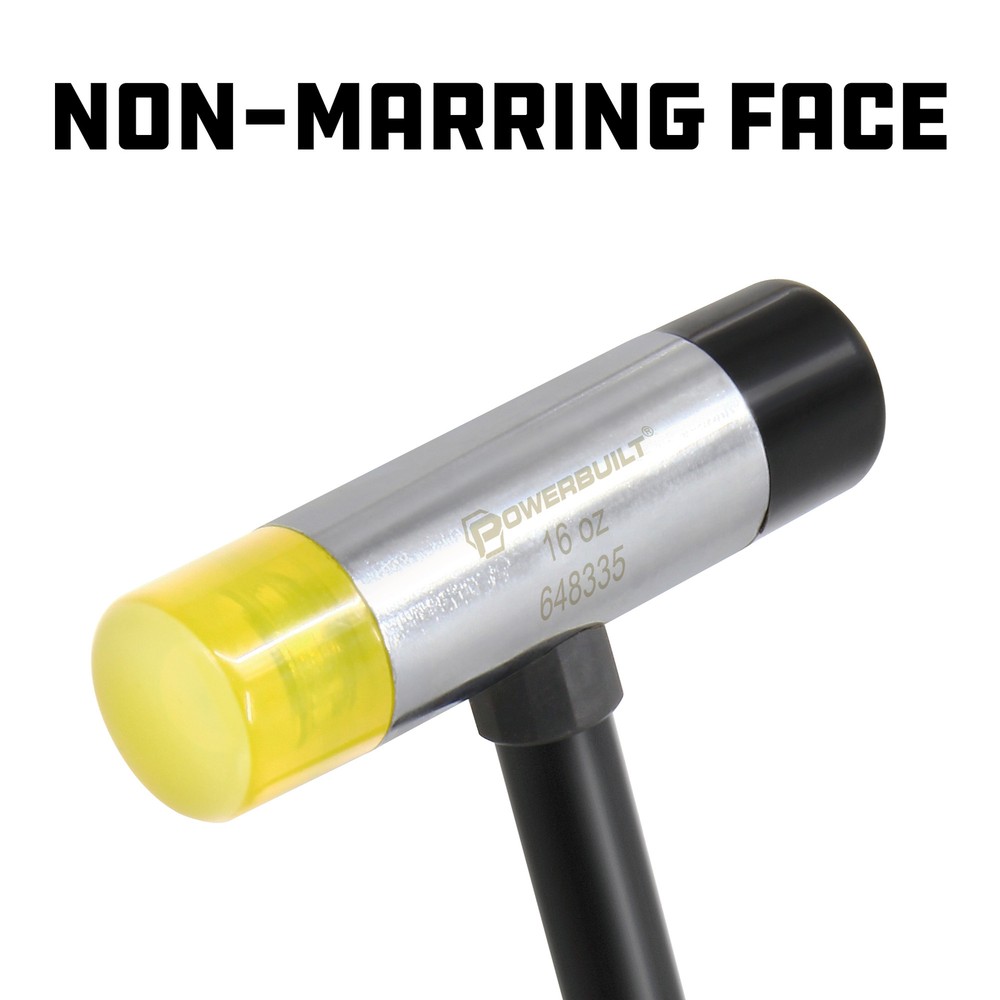 Powerbuilt 16 Ounce Soft Face Hammer - 648335