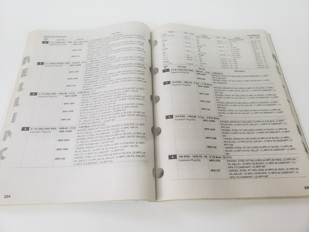 Melling Engine Parts Catalog 1992 to 2008