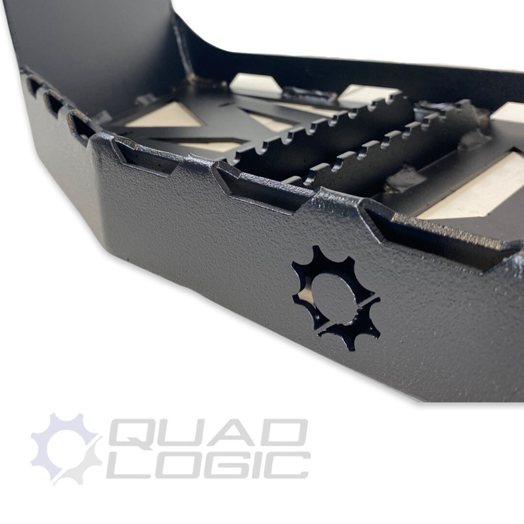 Can-Am Gen 2 (2012-23) Renegade (All models) Black Steel Footwells Floorboards