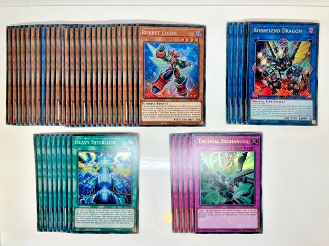 Yugioh Competitive Rokket/Borrel Deck + Extra Deck **HOT** + Bonus