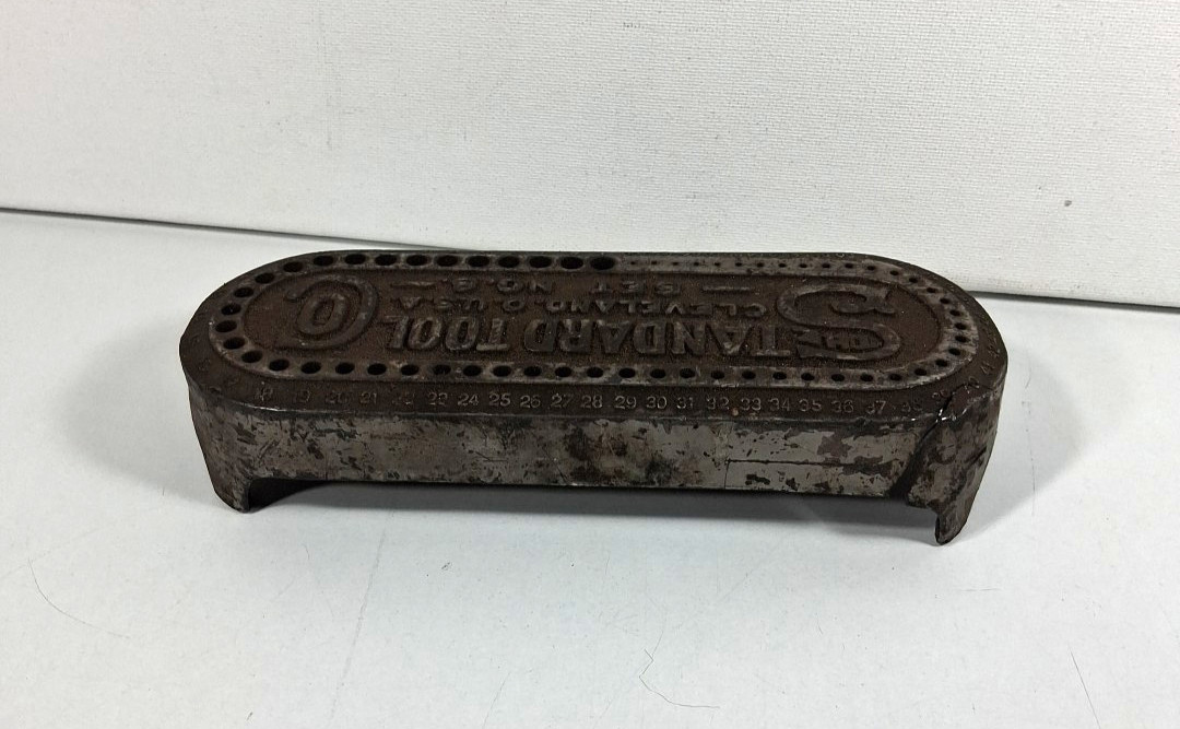 Vintage Standard Tool Co. Cleveland OH USA Set No. 8 Drill Bit Holder