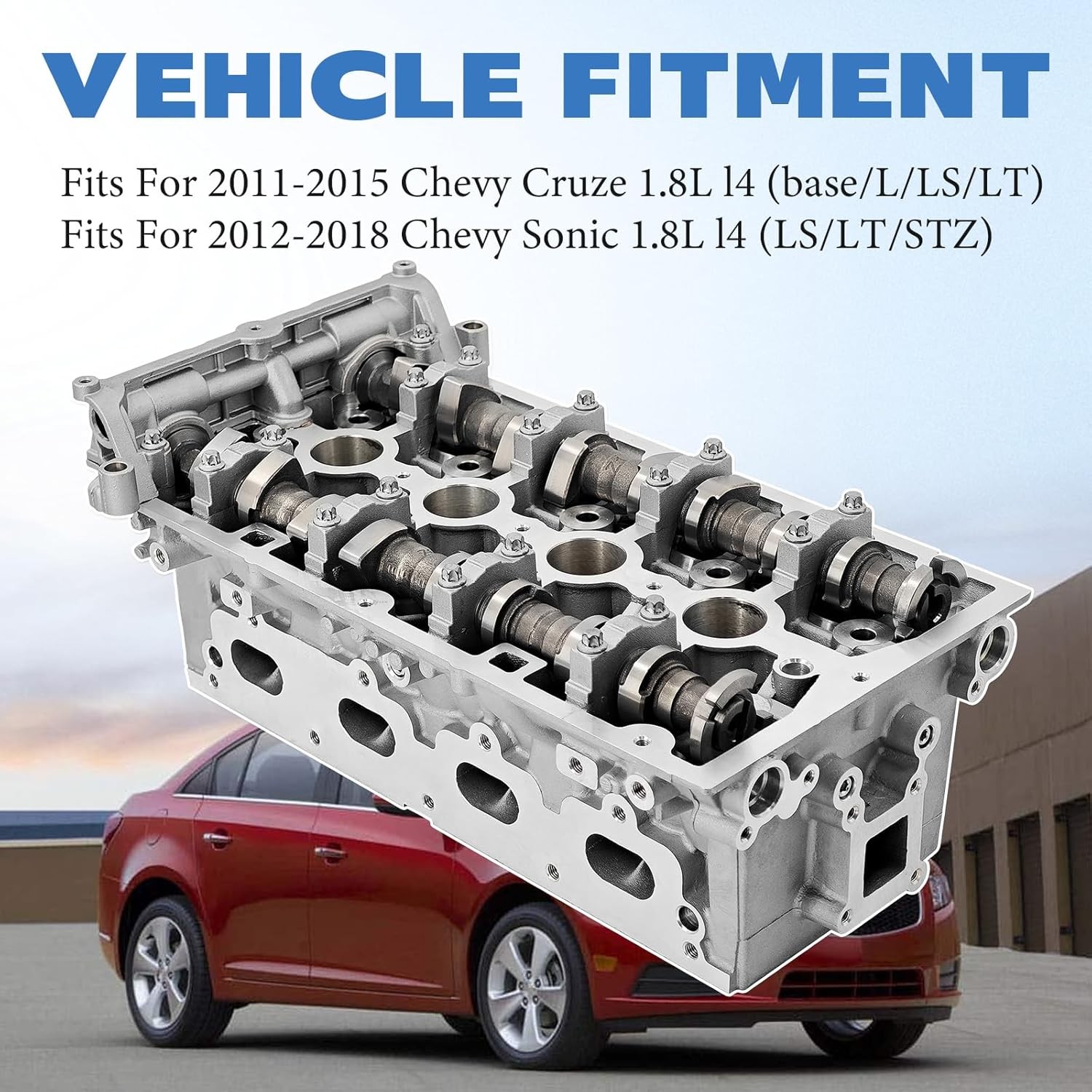 Cylinder Head Assembly For Chevy Cruze Sonic 1.8 DOHC 2011-2018 Dual VVT CAST