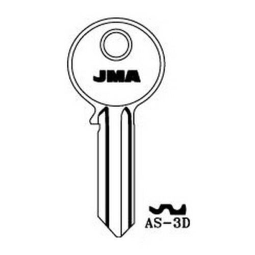 5 X ASSA Key Blanks AS-3D  JMA
