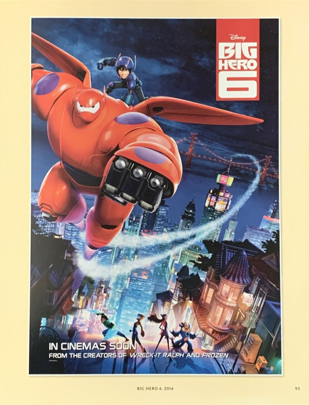 Big Hero 6 Movie Poster 2014 Disney #0059