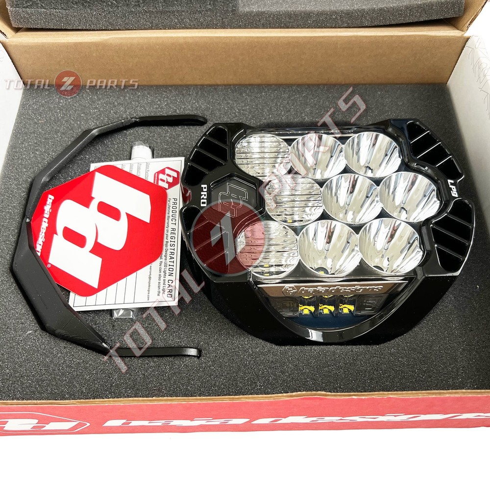 Baja Designs® LP9 Pro Lights Pair Clear Driving/Combo, Harness, Reflex Actuators
