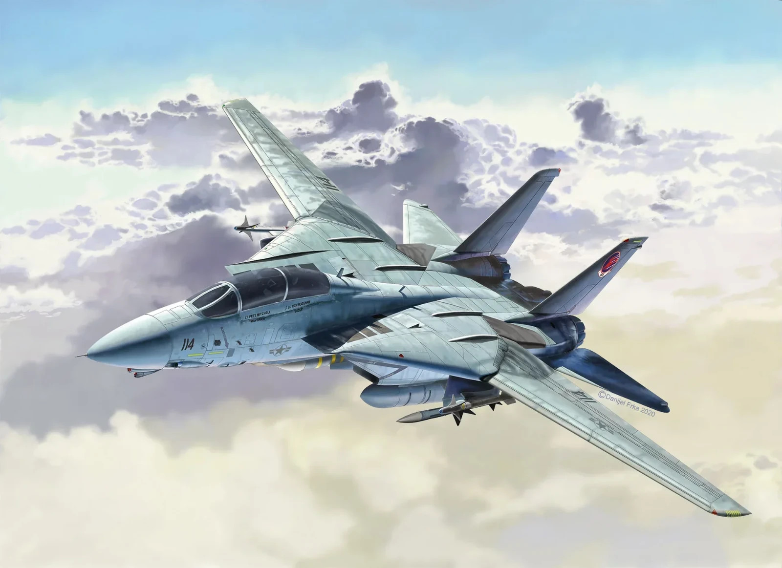 Revell Maverick's F-14 Tomcat 1/48 Model Plane Kit