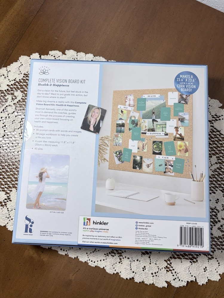 NEW Complete Vision Board Kit – Goal Setting, Self Growth, Wellness Gift