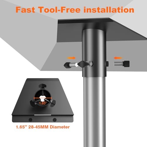 Starlink Gen 3 Mount, Fixed Position Pole Mount Starlink Tripod Mount Adapter
