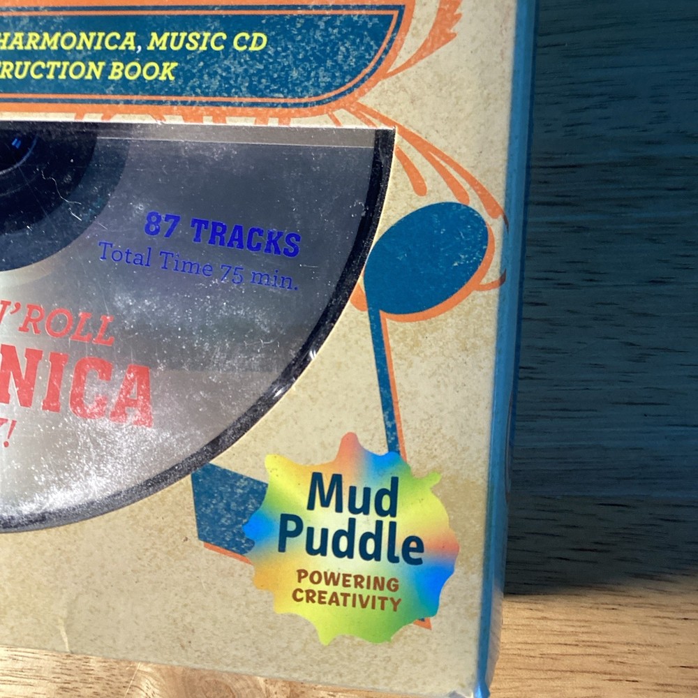 Open Box. Rock N' Roll Harmonica Book/kit. Mud Puddle Inc.