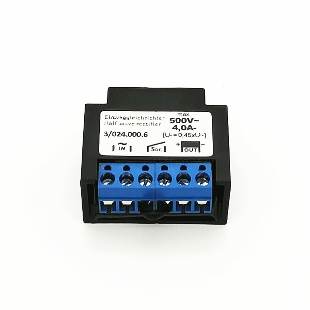 Mayr Einweggleichrichter 3/024.000.6 max 500V~ 4,0A- half wave rectifier module