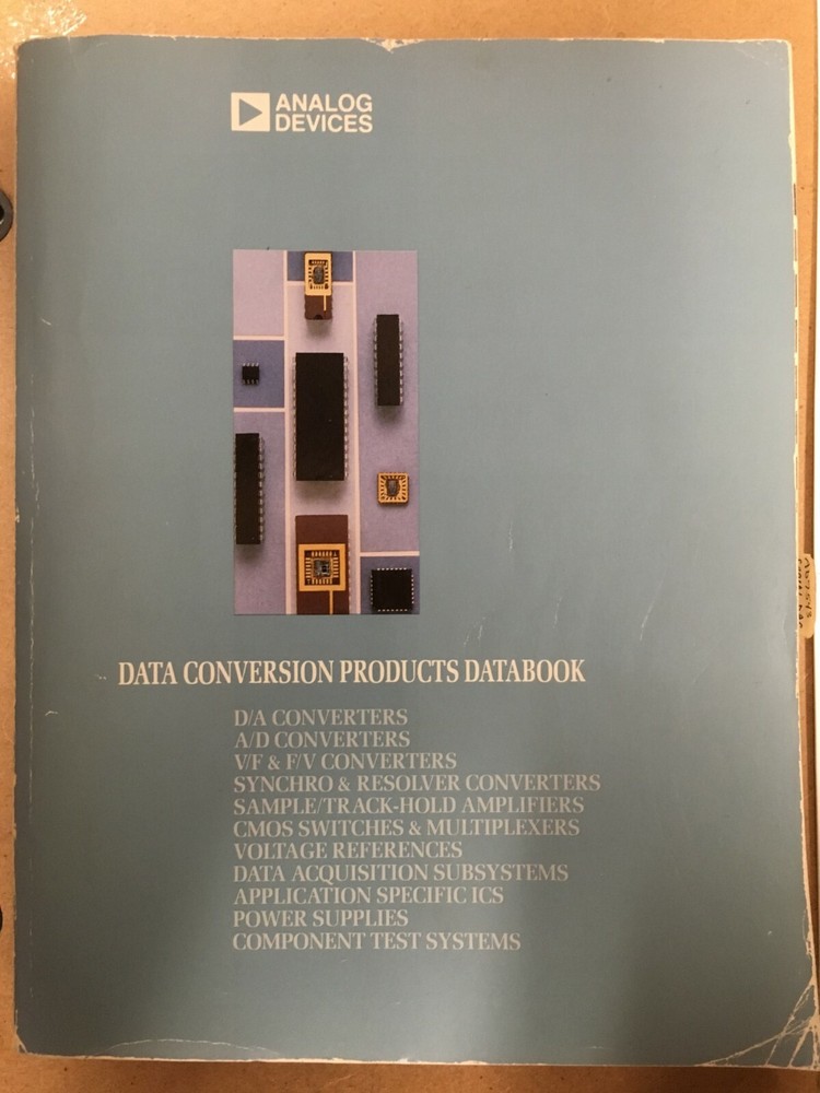 Vintage Analog Devices 1988 Data Conversion Databook Data Book 