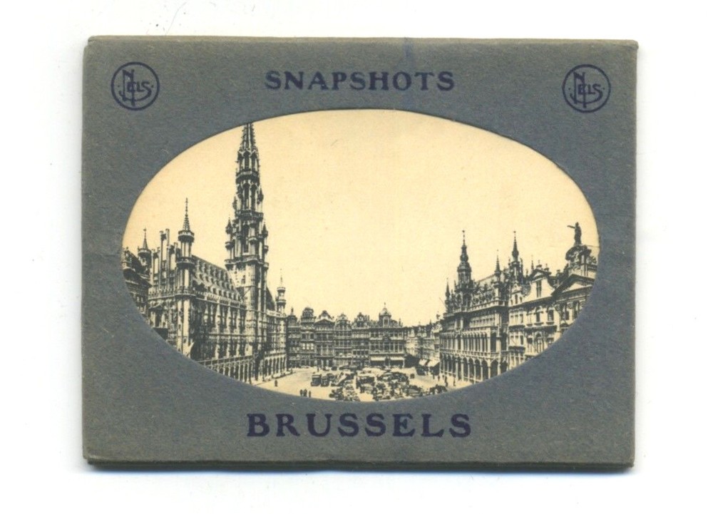 Brussels, Belgium view folder - complete