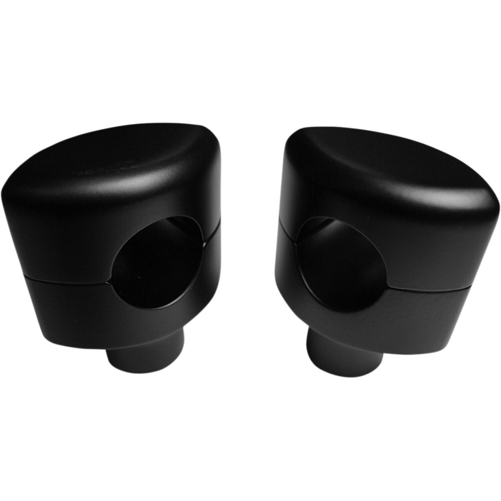 LA Choppers 1-1/2" Flat Black Hefty Smooth Riser | LA-7406-01M