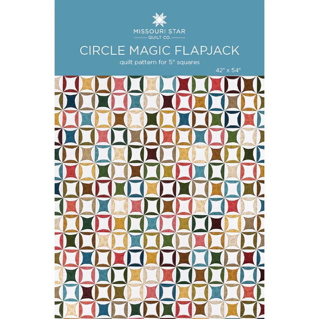 Missouri Star Quilt Co. -Circle Magic Small Template plus Flapjack Pattern - NEW