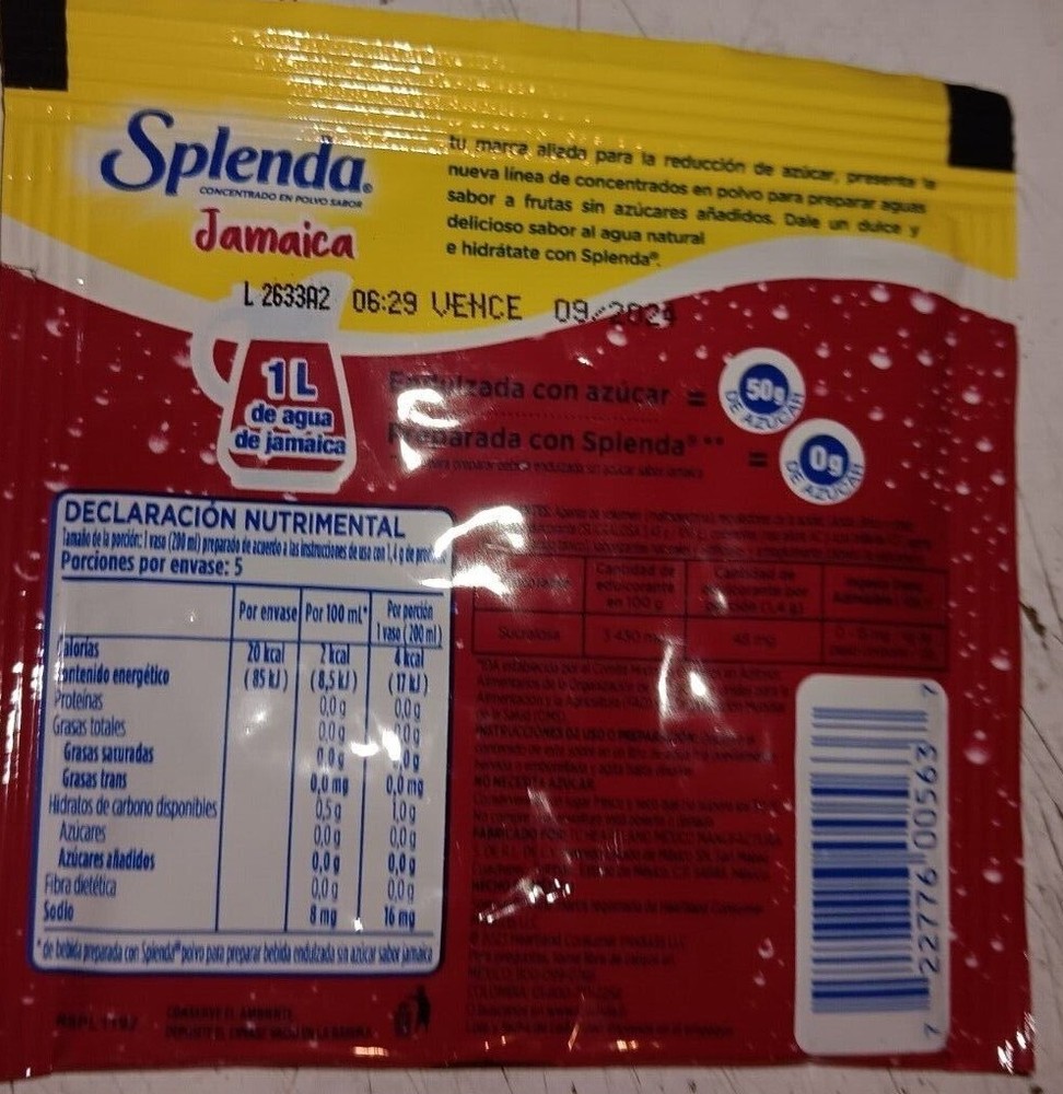 Splenda Mexican Drink - Assorted Flavors