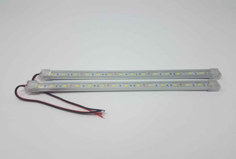 2 PACK - 10 inch Red Waterproof Marine LED Light Strips