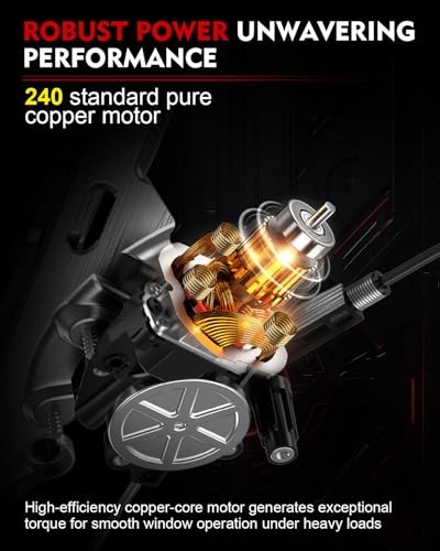 Power Window Regulator with Motor for:-Kia Optima 2001 Front Left Driver Side