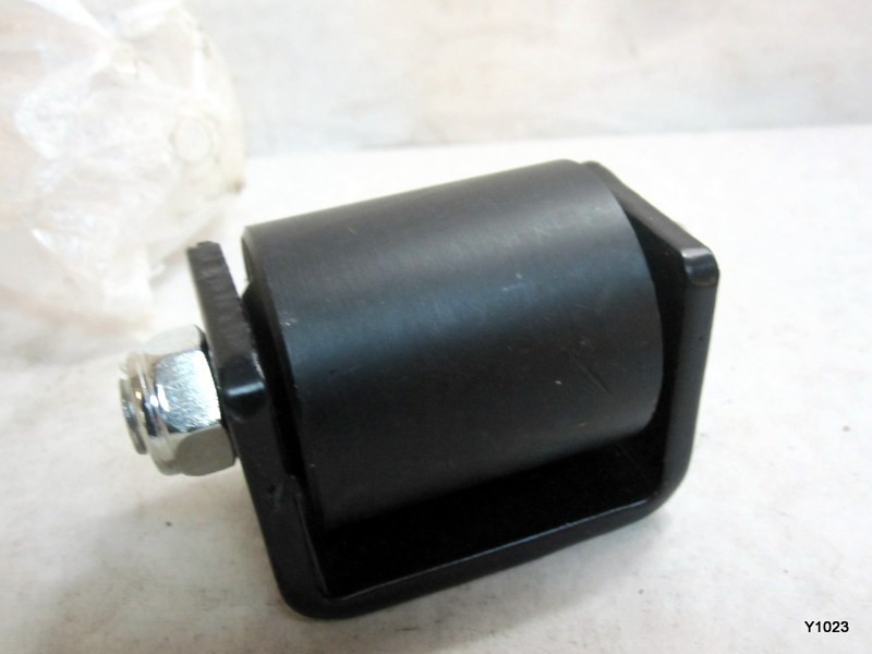 Sliding, Rolling Gate Guide Roller Black UHMW Roller 3"