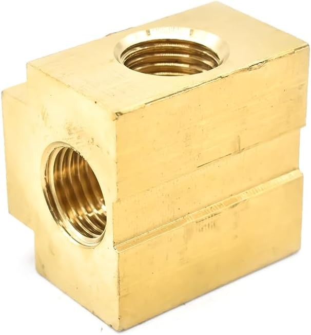 Interstate Pneumatics CPT44-5 Five-Way Brass Compressor Fitting 1/4