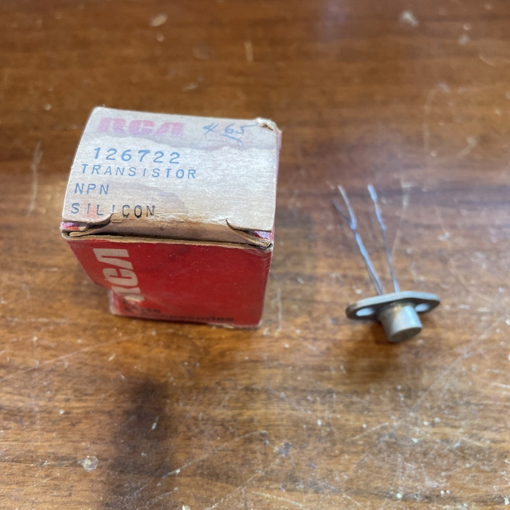 New old stock RCA part # 126722 Transistor