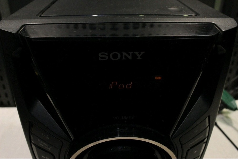 Sony MHC-EC609iP Mini Hi-Fi Shelf System, W/ Remote, Black